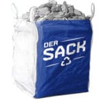 DER SACK ist die schnelle und einfache 1m³ Big-Bag-Lösung für die Entsorgung von Abfall.